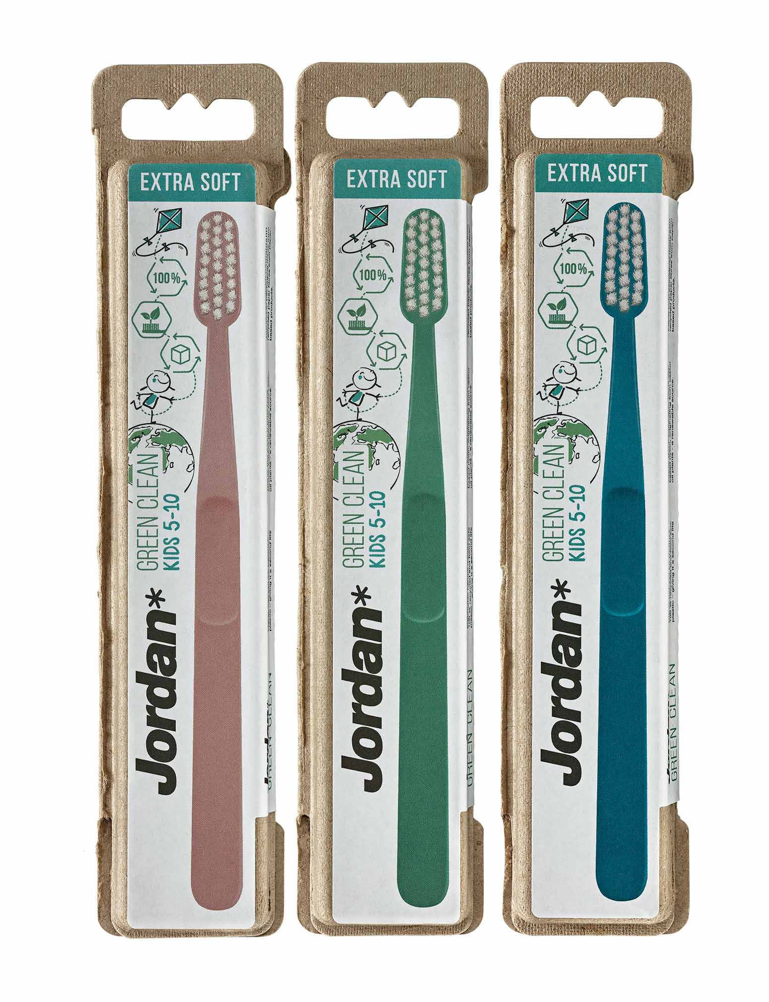 Green Clean Kids Toothbrush - Jordan Oral Care